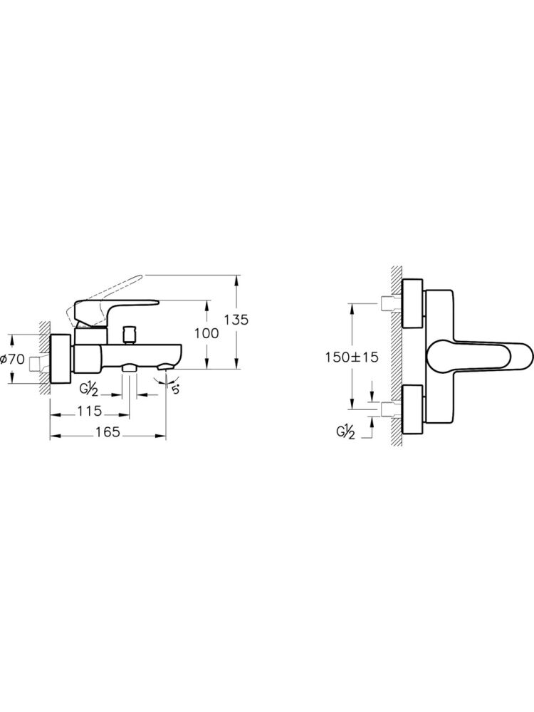 Artema Root Round A4272574 Banyo Bataryası, Soft Altın - 2