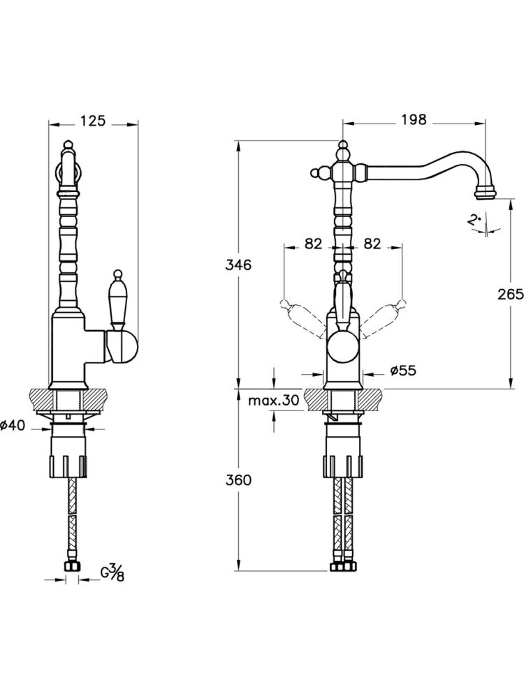 Artema Verona A4215433 Eviye Bataryası – Saten Altın - 3