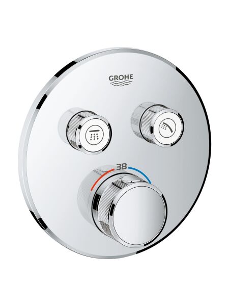 Grohe Grohtherm Smartcontrol Çift Yönlü Ankastre Termostatik Duş Bataryası - 29119000 - Grohe