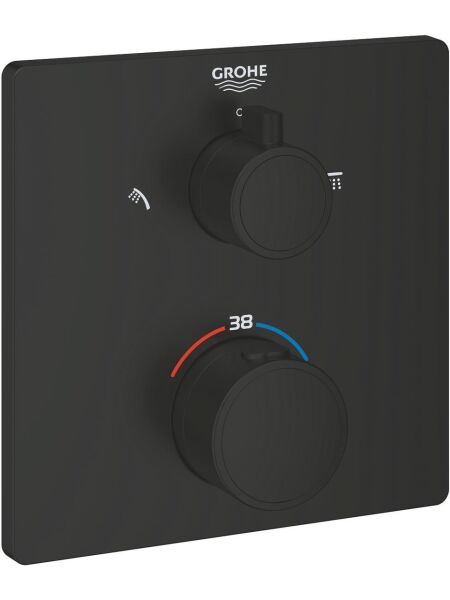 Grohe Grohtherm Termostatik Banyo/duş Bataryası 2 Çıkışlı Divertörlü - 1022092430 - Grohe