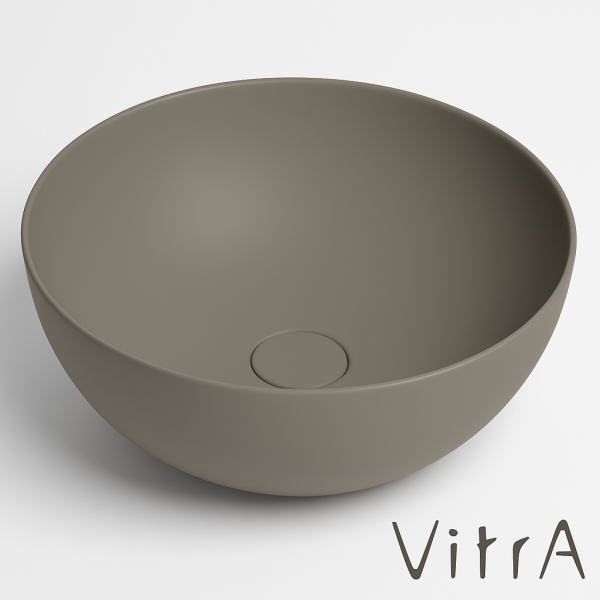 Vitra Outline Yuvarlak Çanak Lavabo, 40 cm Vizon 5992B450-0016 - Vitra